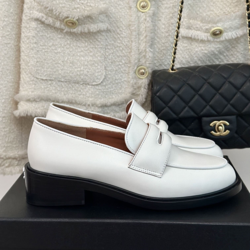 Ch*el leather shoes